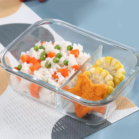 [¡Pagá 4 Llevá 8!] Set de Recipientes de Vidrio con Tapas Antiderrame + REGALO: Porta Condimentos – ¡Colores Vibrantes!