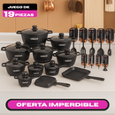 Conjunto de Ollas de Cerámica 19 Piezas Antiadherentes [ÚLTIMAS UNIDADES]