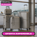 Set de 4 Maletas Rígidas con Giro 360° (¡Perfectas para viajar!)