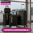 Set de 4 Maletas Rígidas con Giro 360° (¡Perfectas para viajar!)